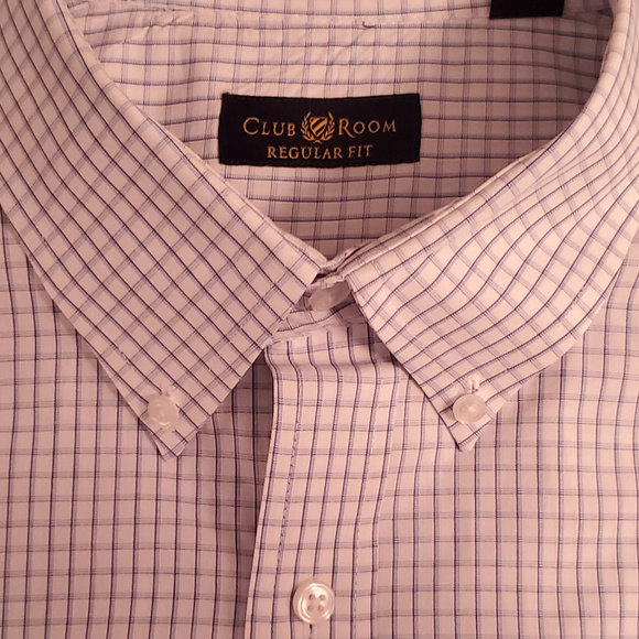 Club Room Other - Short Sleeve Sportshirt - Club Room Blu/Wht